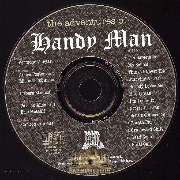 Handy Man - The Adventures Of Handy Man: CD | Rap Music Guide Handy Man - The Adventures Of Handy Man: CD | Rap Music Guide